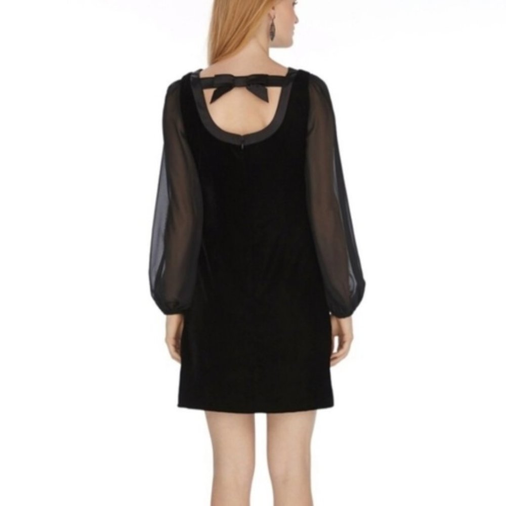 White House Black Market Black Long Sleeve Dress